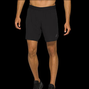 Asics Men's Road 7 Running Shorts Black - Regular